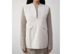 ☆新品☆アズールバイマウジー リネンベスト♪Sサイズ ベージュ