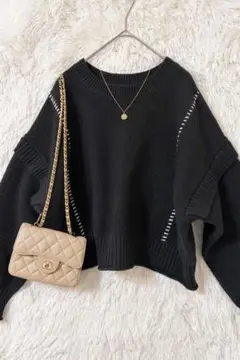 極美品☆LOWRYS FARM ローリーズファーム 上品ニット サイズ1