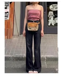 OLD BETTY'S ショルダーバッグ キャンバス レザーのサムネイル