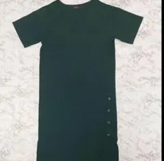 URBAN RESEARCH ITEMSクルーネックカットソーワンピース　フリー