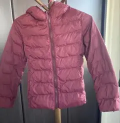 ワインレッド 中綿コート 130