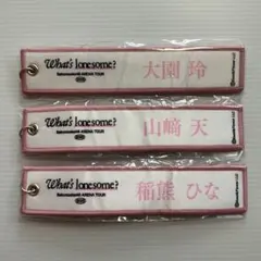 【大園玲／山﨑天／稲熊ひな】　ネームタグキーホルダー　櫻坂46