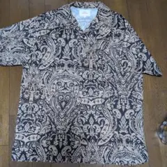 CORISCO ペイズリー柄 半袖シャツ Lサイズのサムネイル
