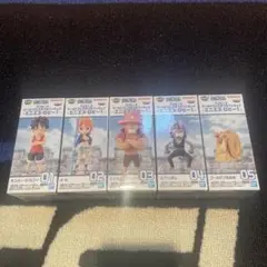 ワンピース ワールドコレクタブルフィギュア エニエスロビー　全5種　コンプ