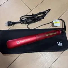 VS magic shine ストレートヘアアイロン レッド