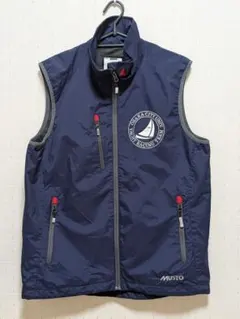 【美品】MUSTO ベストジャンパー クラブロゴ入　Ｍサイズ