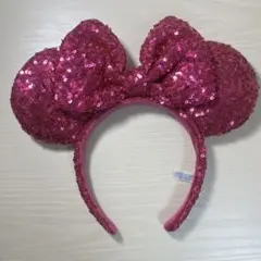 ディズニー ミニーマウス カチューシャ ピンク