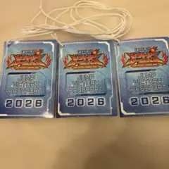 ジャンプビクトリーカーニバル　パスポート　2026 3冊セット