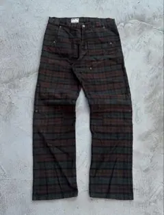 2000s final home Double knee pants
