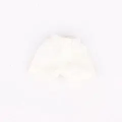 ねんどろいど服　オビツ11服　ドール服　短パン　白