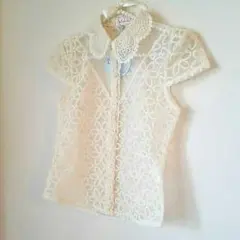 イギリス購入 レースブラウス