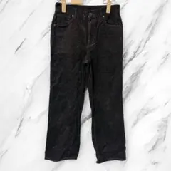 GU ジーユー コーデュロイストレートパンツ パンツ ボトムス ブラウン L