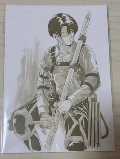 進撃の巨人 入場者特典 ポストカード リヴァイ