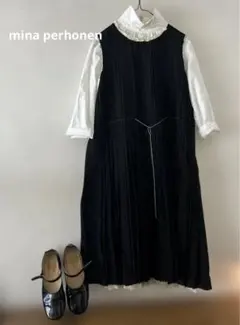ミナペルホネン＊ プリーツワンピースのサムネイル