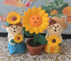 ☆コンコンブル☆　猫とひまわり♪のサムネイル