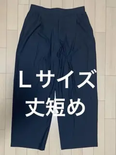 UNIQLO ウルトラストレッチエアリズムストレートワイドパンツ（丈短め）