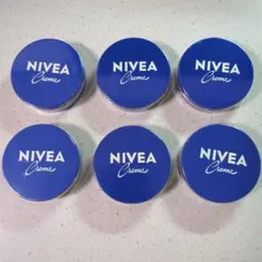 花王 ニベアクリーム NIVEA　ニベア青缶 大缶169g　6個