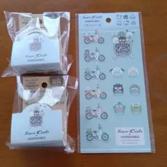 【新品未開封】スーパーカブｘはぴだんぶい　フラットシール　マスキングテープ✕２