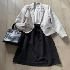 【美品】セレモニースーツ フォーマルセット　セットアップ ワンピース 9号