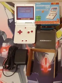動作確認&偏光板交換済み　入手困難　ゲームボーイアドバンスSP ファミコンカラー