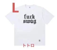 ブラックアイパッチ FUCK SWAG TEE WHITE L - メルカリ
