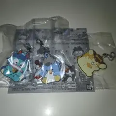 モンハン　サンリオ　ガチャ　ラバーマスコット3点セット