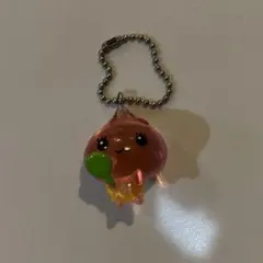 平成レトロしずくちゃん キーホルダー ピンクうるおいちゃん　レア ボールチェーン