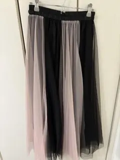 チュールスカート アビ東京 バイカラー