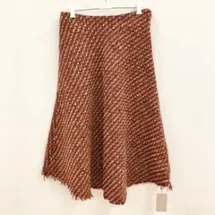 タグ付き 未使用品 SAISON DE PAPILLONツィード フレアスカートのサムネイル