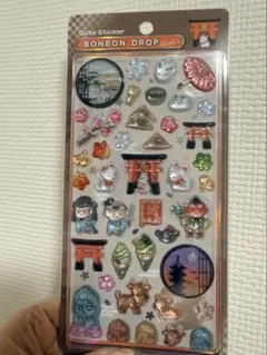 【正規品】ボンボンドロップシール 和柄 古都めぐり