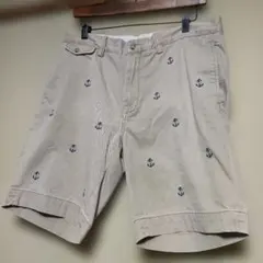 ★POLO RALPH LAUREN★ アンカー刺繍 ハーフパンツ 33インチのサムネイル