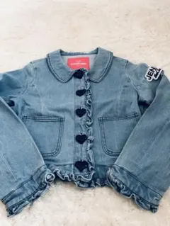 【送料込SISTER JENNI 】フリルデニムジャケットsize140