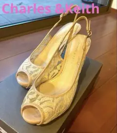 【美品】Charles &Keith レースサンダル　サイズ37 箱付きのサムネイル