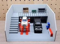 1/64ミニカー用■ カーガレージディスプレイ■トミカ・ホットウィール等♪