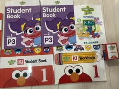 東進こども英語塾P1 〜P4 8冊. 教材 絵本45冊 セサミストリート - メルカリ