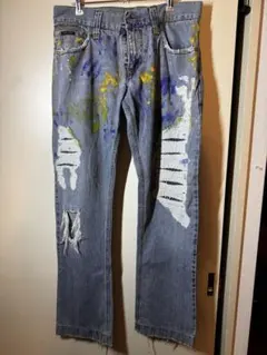 DOLCE&GABBANA ペイントデニム【SIZE48】のサムネイル