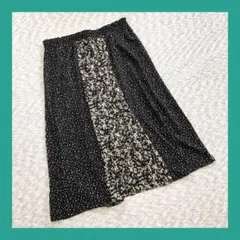 Vanilla studio◆ロングフレアスカート（４L)　大きいサイズ　黒