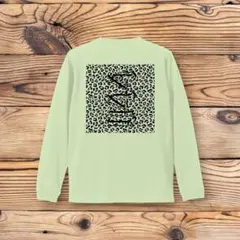 044×レオパード プリント長袖Tシャツ バックプリントのサムネイル