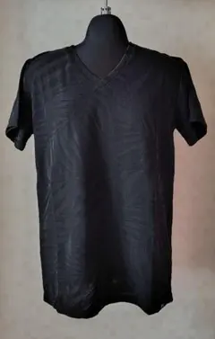 AZUL by mosssy ブラック Vネック Tシャツ XS　新品タグ付き