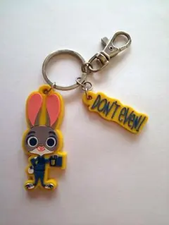 ズートピア ジュディ ダイカットキーホルダー ラバー キーホルダー