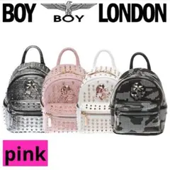 BOY LANDスタッズ付きミニリュック　ピンク　pink ボーイランドのサムネイル