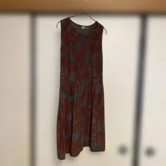 LOVE JOLIE フラワープリント ノースリーブチュニック