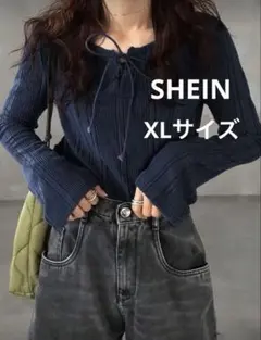 FRIFUL 女性カジュアル 無地 クロスストラップ 長袖 フィット SHEIN