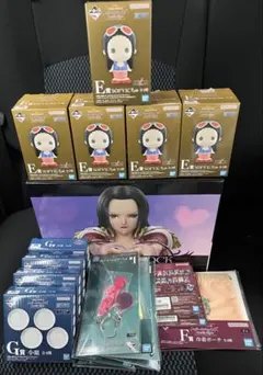 一番くじ ワンピース メモリーオブヒロインズ　A賞ボアハンコック　下位賞　セット