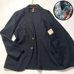 【美品】BOB イタリア製 テーラードジャケット ストレッチ アンコン 48