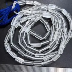 サービス品＊水晶レクタングル＊全長約34cm×2本セット＊b13