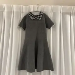 ZARA ニットワンピース 襟付き