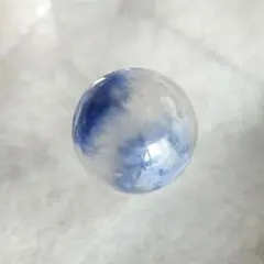 希少 天然石 デュモルチェライト インクォーツ 224k 粒売り 約7.7mm