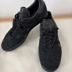 『箱付き』adidasGAZELLEブラック スエード スニーカー28.0センチ