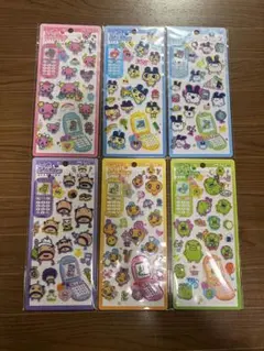 【正規品】平成ハッピーフォン　たまごっち　6枚セット